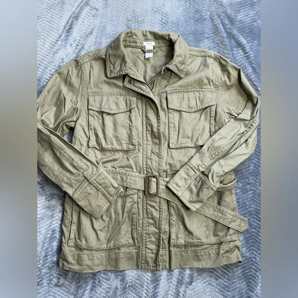 J.Crew‎ Commodore Field Utility Jacket Belted Medium